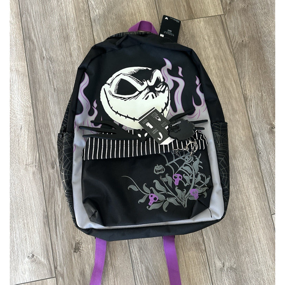 The Nightmare Before Christmas Jack Skellington Glow-In-The-Dark Backpack NEW main image 4